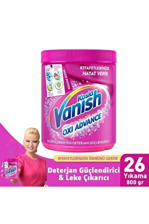 Vanish Oxi Advance Renkliler İçin Toz Çamaşır Deterjanı 800 gr 26 Yıkama